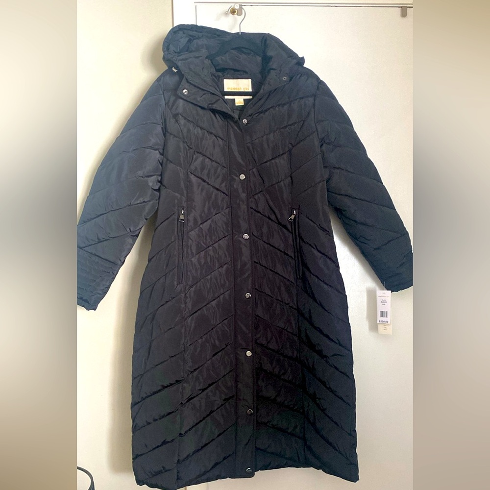 Madden girl Chevron maxi puffer jacket